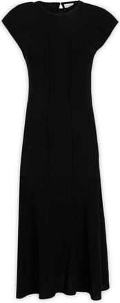 Calvin Klein Abiti Midi Jurk - Dames - Casual kleedjes - Zwart - L - Kleedjes
