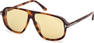 Tom Ford Guillaume Zonnebrillen - Heren - Zonnebrillen - Veelkleurig - 61 MM - Accessoires