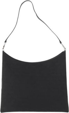 Ferragamo Pre-owned Shoulder Bags, female, Black, Size: ONE SIZE Pre-owned Canvas Shoulder Bag