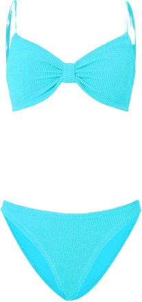 Hunza G Alicia knotted bikini set - Blue