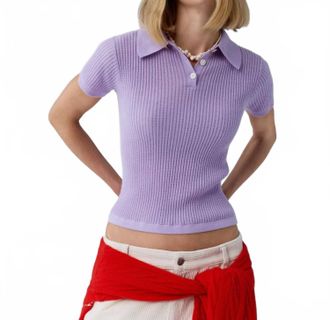 Guest In Residence Shrunken Polo In Dusk