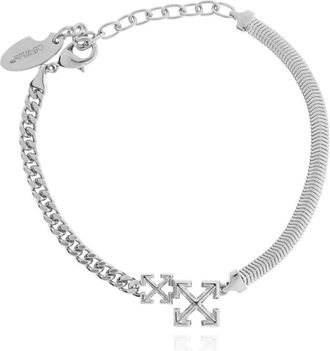 Off-white Arrow Chain Armband - Heren - Armbanden - Grijs - ONE Size - Accessoires