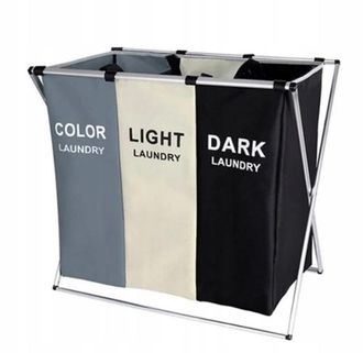 OEM Cesta De Ropa Separada 3 Compartimentos 135l (f060)