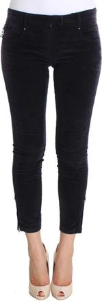 Costume National Skinny Jeans - Dames - Cropped Jeans - Paars - W26 - Denim - Jeans
