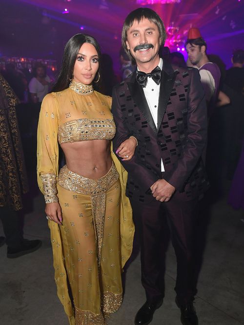 LOS ANGELES, CA - OCTOBER 27: Kim Kardashian (L) and Jonathan Cheban attend Casamigos Halloween Party on October 27, 2017 in Los Angeles, California. (Photo by Neilson Barnard/Getty Images for Casamigos Tequila)