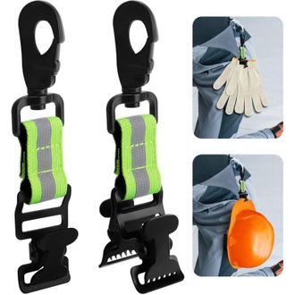 OEM Soportes Para Guantes De Trabajo De Bombero, Soporte T&aacute;ctico Para Guantes De Cintur&oacute;n, Clip Doble Para Guantes De Trabajo, Clip Para Guantes De Trabaj