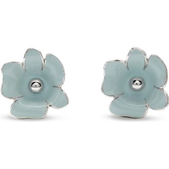 Kate Spade New York flower stud earrings in Blue/Silver at Nordstrom