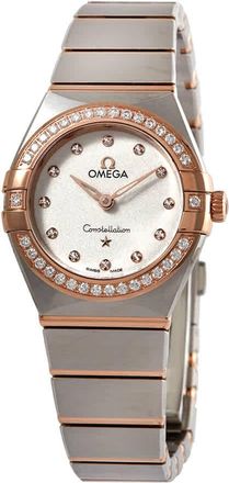 Omega Constellation Manhattan Diamond Silver Dial Ladies Watch 131.25.25.60.52.001