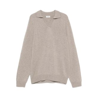 Soft Goat Cashmere Knitwear, male, Gray, L, Greig Jumper