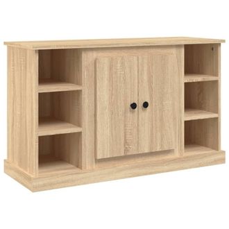 Berkfield Home Sideboard Sonoma Oak 100x35.5x60 cm Engineered Wood in Tan