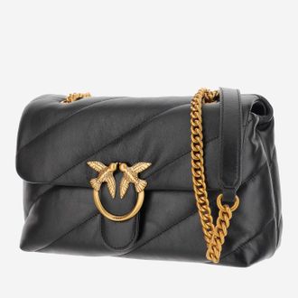 Pinko Love Shoulder Bag - Black