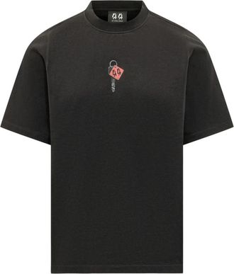 44 Label Group Forever 44 Over Tee - Heren - T-shirts - Zwart - L - Denim - Tops