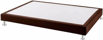 Colchones Aznar Canap&eacute; Colch&oacute;n Fijo L&aacute;minas Tela Poli-piel Altura 16 Cm 150x190 Cm - Wengue