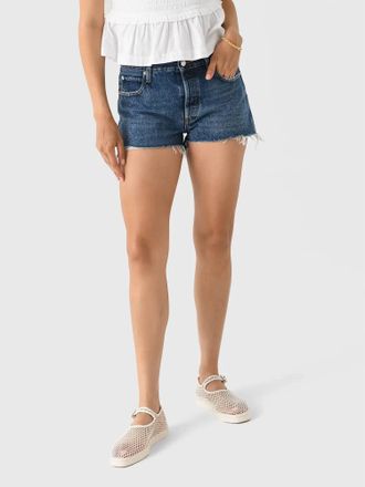 Frame Denim Hang Mid Rise Short In Rafael