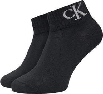 Calvin Klein Jeans Zwarte Katoenen Damessokken Herfst/Winter - Dames - Sokken - Zwart - XS - Katoen - Ondergoed