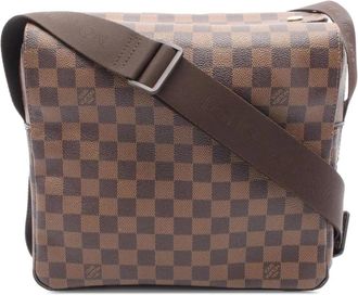 Louis Vuitton Pre-owned Cross Body Bags, female, Brown, Size: ONE SIZE Pre-owned Damier Ebene Canvas Messenger Bag