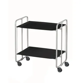 DON HIERRO Don Hierro - Carrito De Te Plegable Gris/negro