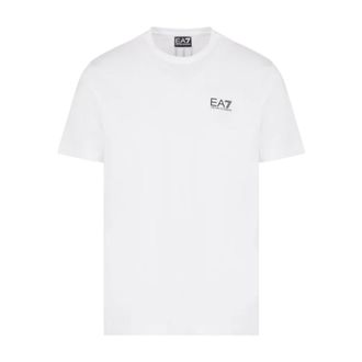 Emporio Armani T-Shirts, male, White, Size: XL T-Shirts