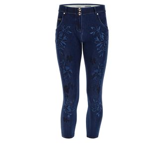 Freddy Jeans WR.UP vita regular 7/8 con decoro floreale