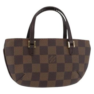 Louis Vuitton Pre-owned Mini Bags, female, Brown, Size: ONE SIZE Pre-owned Accessory Pouch