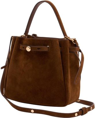 Tory Burch Womens Shoulder Bag Brown Calfskin