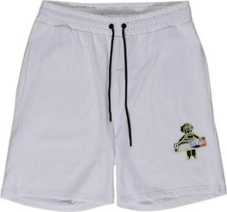 RefrigiWear Witte katoenen Bermuda shorts - Heren - Korte Broeken - Wit - XL - Katoen - Korte Broeken