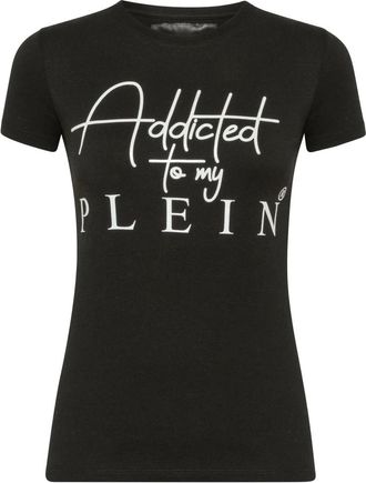 Philipp Plein SS Statement T-Shirt - Dames - T-shirts - Zwart - S - Katoen - Tops