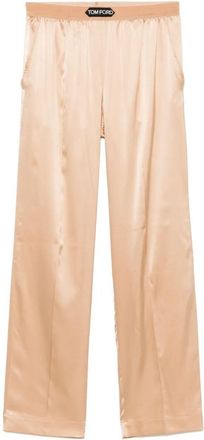 Tom Ford Womens Woman Woven Trousers - Nude Elastane - Size Medium