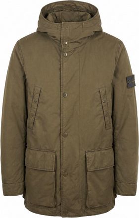 Stone Island David-Tc Short Parka S. I. Ghost
