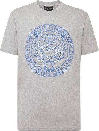 Plein Sport Tops, Heren, Grijs, XS, T-Shirts