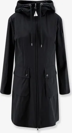 Moncler Giubbino lungo Laerte in misto cotone - MONCLER - gender_Woman