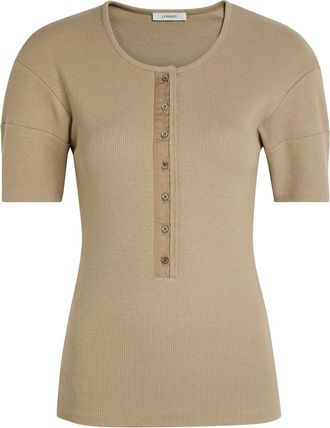 Christophe Lemaire Ribbed Cotton-blend top - Sage - Xxs (UK4 / Xxs)