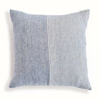 Napa Home & Garden Otis Pinstripe Pillow 24 in Blue at Nordstrom, Size 24X24