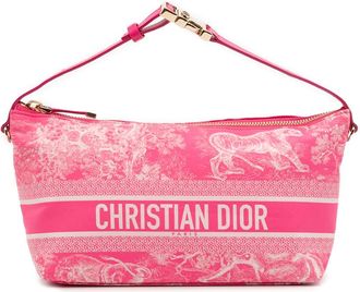 Dior Pre-owned Dior Medium Technical Fabric Toile de Jouy Reverse DiorTravel Nomad Pouch 50-MA-0252
