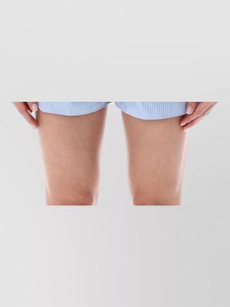 Sporty & Rich yankees heritage striped long sleeve shirt