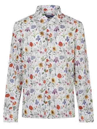 Junya Watanabe White Regular Floral Shirt