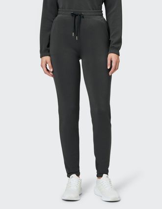 Venice Beach Sweathose VENICE BEACH SWEATHOSE LYDA, Damen, Gr. XXL (46), N-Gr, grau (anthrazit), Obermaterial: 50% Modal, 43% Polyester, 7% Elasthan, Hosen Sweatho