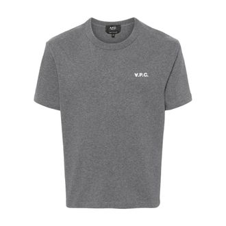 A.P.C. A.p.c., Heren, Tops, Grijs, Maat: XS Katoen