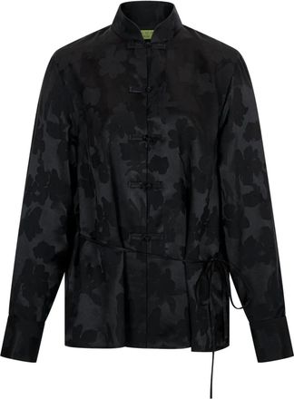 Shanghai Tang Giacca con stampa camouflage - Nero