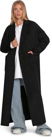 Belle & Bloom Publisher Maxi Coat in Black at Nordstrom, Size Medium