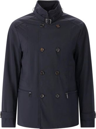 Moorer Light Jassen - Heren - Zomerjassen - Blauw - 2XL - Jassen
