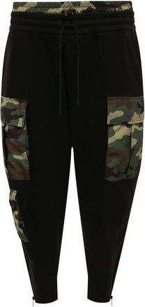 Dolce & Gabbana Camo Trainingsbroeken - Heren - Sweatpants - Veelkleurig - XS - Katoen - Broeken