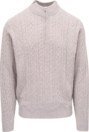 Peter Millar Maglione con mezza zip - Toni neutri