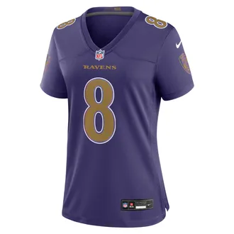 Nike Lamar Jackson Baltimore Ravens Nike Womens NFL Game Jersey in Purple | 67NW0FDI8GF-CZ5