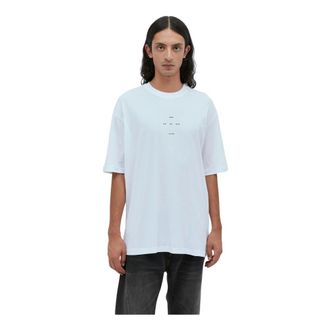 Song for the Mute T-Shirts, male, White, Size: XL Oversized Logo Print T-Shirt