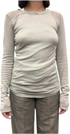 Rick Owens Mujer, Camisetas, Beige, Talla: S