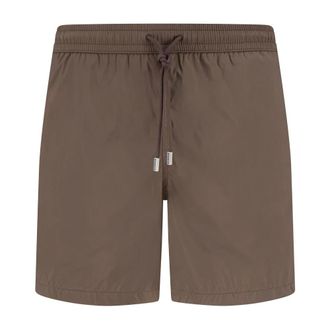 Fedeli Beachwear, male, Brown, Size: XL Madeira Swim Trunks