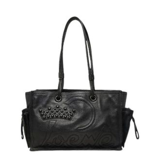 Loewe Bolso Tote de Piel Pre-owned - Pre-owned - Mujer - Negro - ONE SIZE