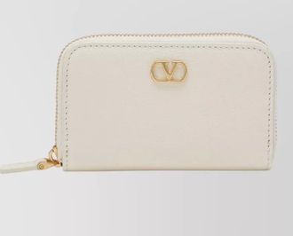 Valentino Garavani leather zip purse