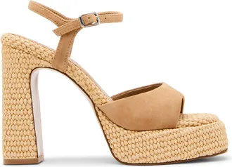 Steve Madden Liandra-Raff Sandal TAN SUEDE